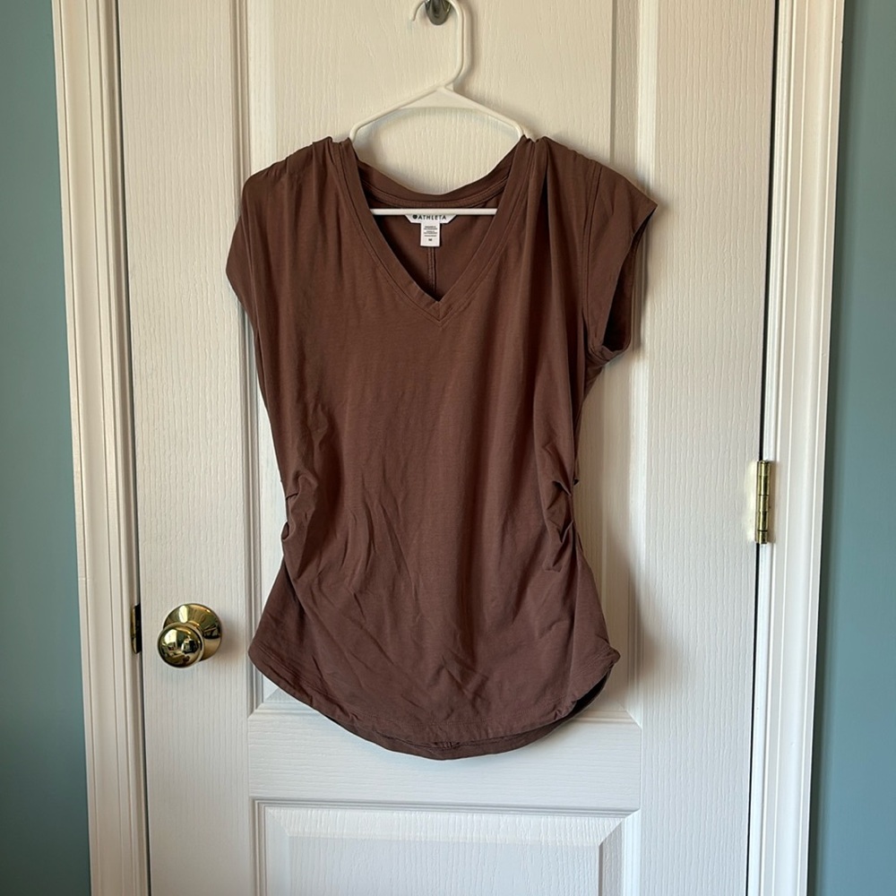 Athleta ruched top - M